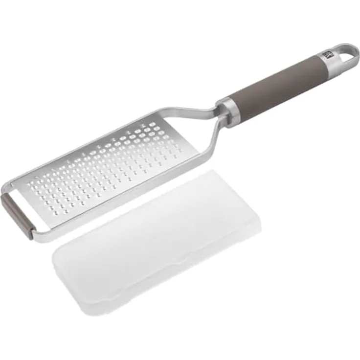 Zwilling Pro Reibe, Fein, 2-Wege-Reibtechnologie, Edelstahl, Ergonomischer Griff, Grau