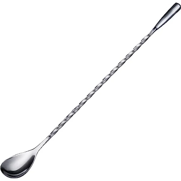 Westmark Barlöffel James – praktisches Bar-Zubehör zum Mixen von Cocktails, hochwertiger Spiral-Löffel für leckere Longdrinks, langer Stiel – Edelstahl 18/8 – Bild 1