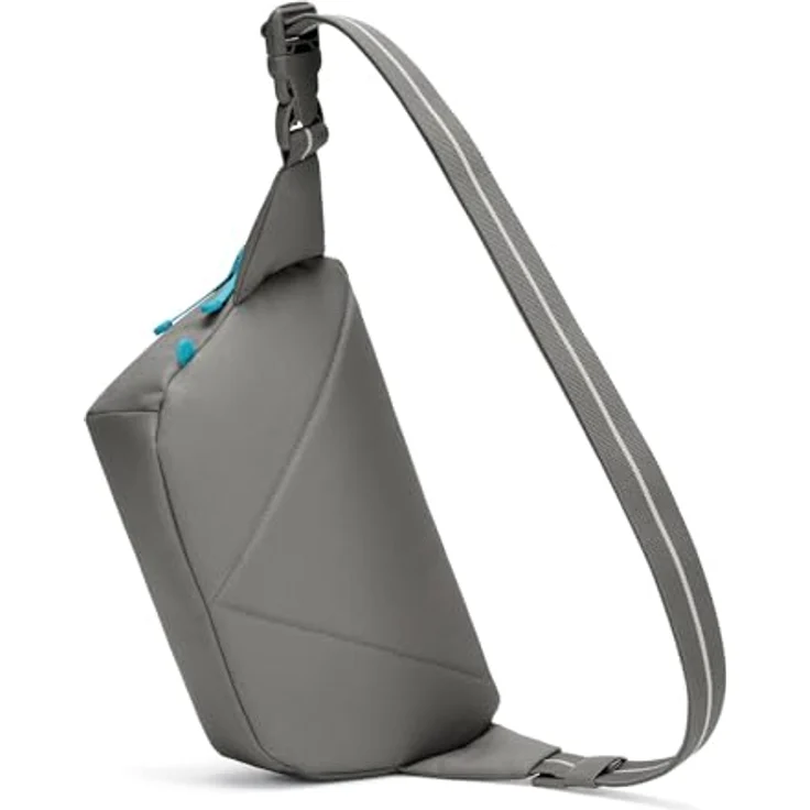 Pacsafe Pacsafe Go 0 Gürteltasche mit RFID Schutz, 27 cm, grau, 100% Polyester – Bild 4
