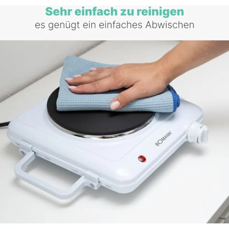 Bomann EKP5027CB, Kochplatte, Autark ja, Betriebsart elektrisch  – Bild 5