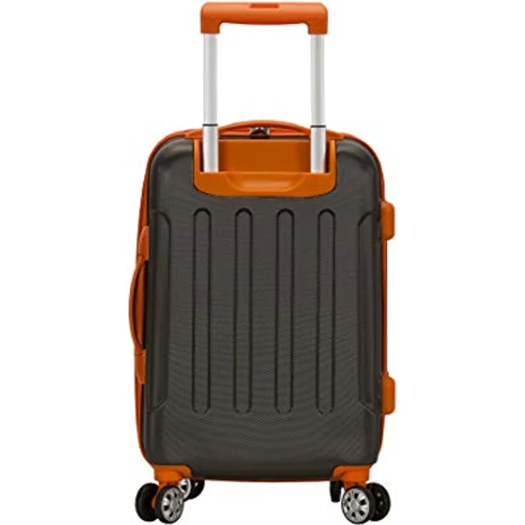 Rockland London Hardside Spinner Rad Gepäck, Dunkelgrau, Carry-On 20-Inch, London Hartschalen-Koffer mit Drehrad – Bild 3