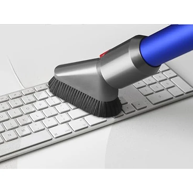 Dyson Möbelreinigungsset, Zubehör für Staubsauger, Polsterdüse mit Soft-Bürsten und Up-Top Adapter, Silber, Rot – Bild 2