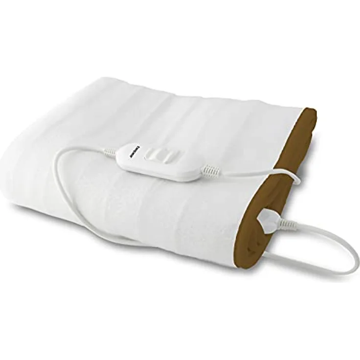 BEPER P203TFO100 Bettwärmer Einzel 150x80 cm, Soft Touch,Waschbar,60W,Wählbare Temperaturen, Überhitzungsschutz