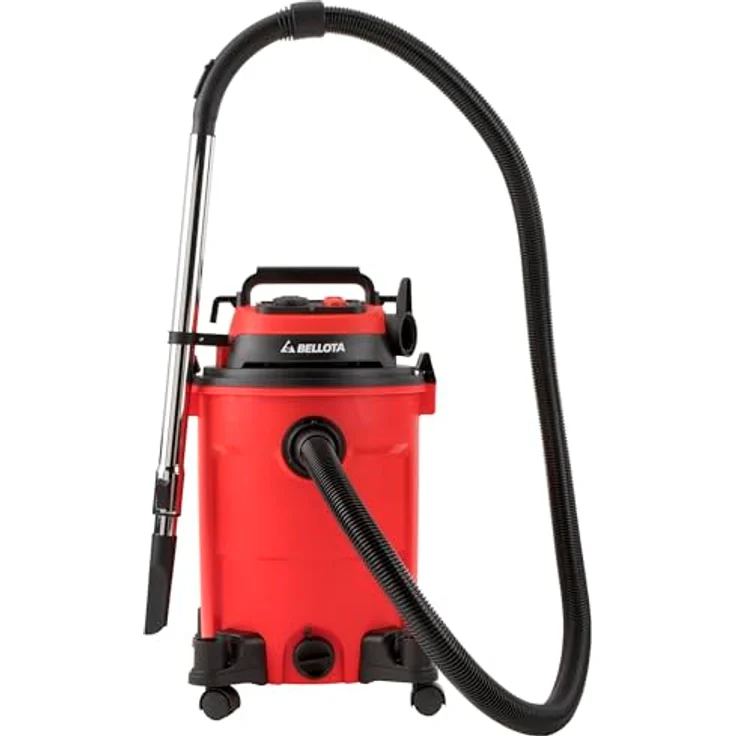 Bellota ASL2500SE, Bodenstaubsauger mit 2 kW Leistung für Nass- und Trockensaugen, rot – Bild 3