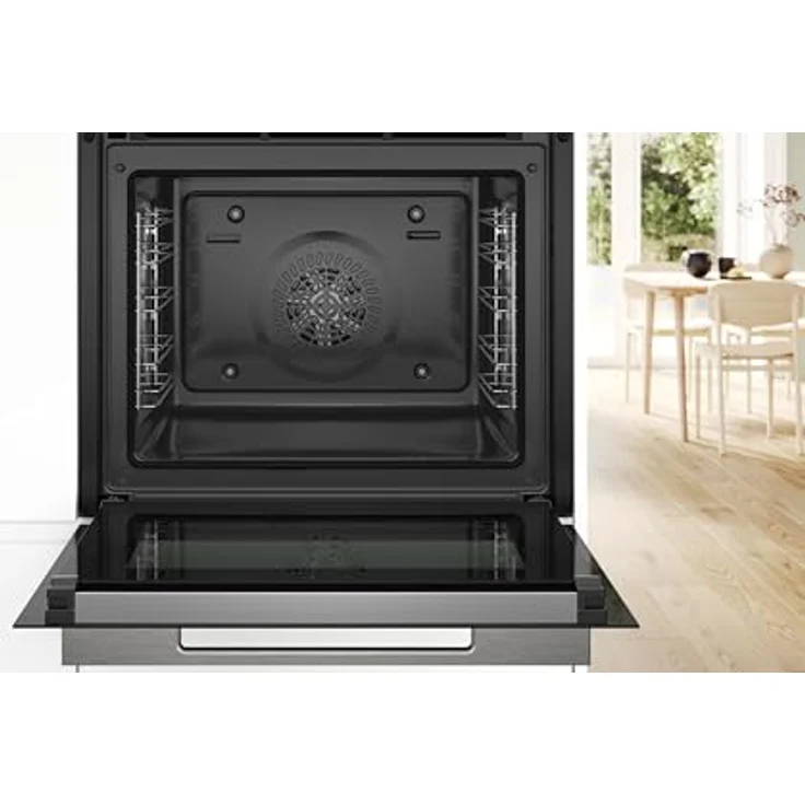 Bosch HBG7721B2 Serie 8 Einbau-Backofen, Schwarz, Pyrolyse & Hydrolyse Selbstreinigung, Air Fry, 3D Heißluft, Farb-Touchscreen – Bild 4