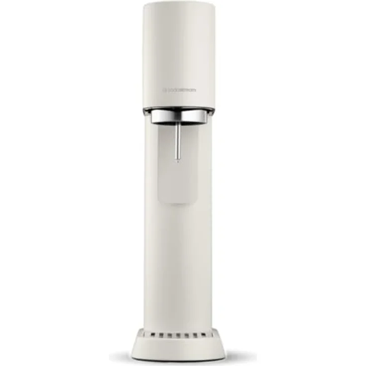 SodaStream ensō Sprudelwassermaschine, 1 l spülmaschinenfeste Flasche + 60 l CO2-Nachfüller, sandweiß – Bild 2