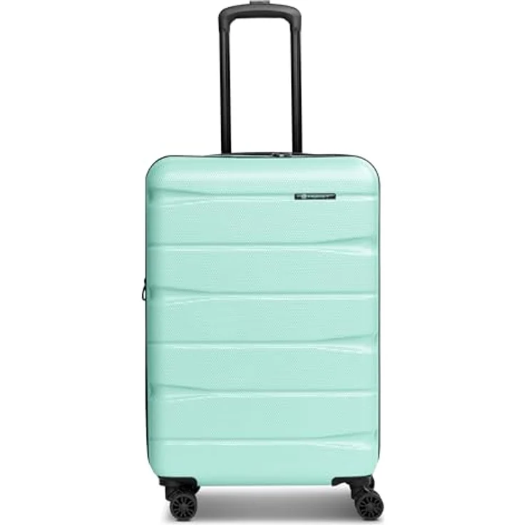 Franky Munich 4.0 Koffer groß | Hartschalen Trolley ausgestattet mit 4 Rollen, arretierbarer Griff, Dehnfalte, Kreuzpackgurt und TSA-Zahlenschloss | 44.5 cm x 28 cm x 66 cm – Bild 3