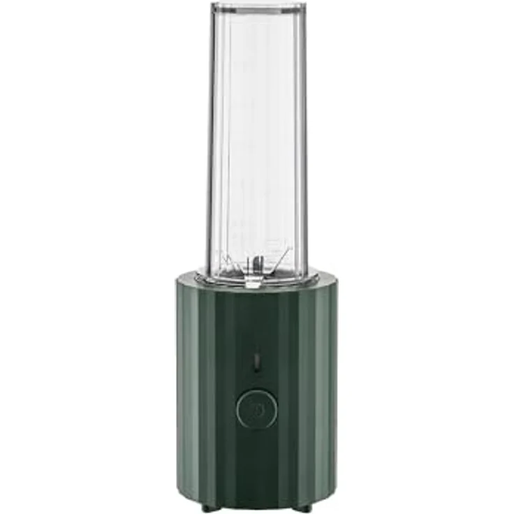 Alessi Plissé MDL17 GR - Design Persönlicher Mixer, Thermoplastisches Harz, Mini-Schredder, Europäischer Stecker 380 W, Grün – Bild 1