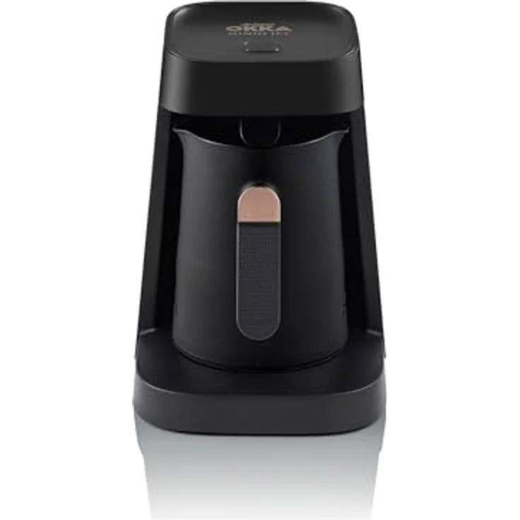 Arzum OKKA MINIO JET türkische Kaffeemaschine, türkische Kaffeekanne, 400 W, 5 Tassen Kaffeekapazität, Überlaufschutz, akustisches Warnsystem (Kupfer) – Bild 2