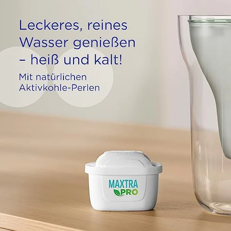 BRITA Wasserfilter-Kartusche MAXTRA PRO All-in-1 - 12er Pack (Jahresvorrat) - Ersatzkartuschen reduzieren Kalk, Chlor, Pestizide & Verunreinigungen für Leitungswasser mit besserem Geschmack – Bild 2