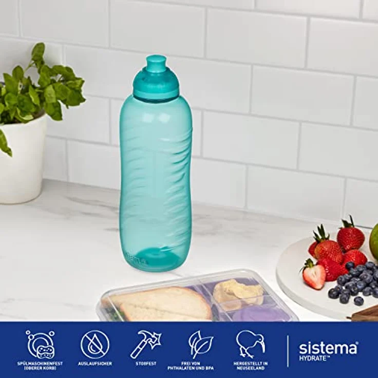 Sistema Twist 'n' Sip Trinkflasche ohne BPA, 460 ml, sortierte Farben – Bild 6