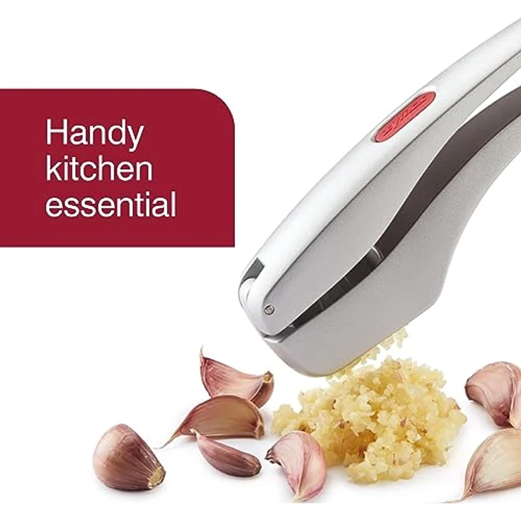 Zyliss Knoblauchpresse E12150 Susi 3 praktische Presse für große Knoblauchzehen auch mit Schale. Inklusive Reinigungswerkzeug. Länge: 15 cm. – Bild 2