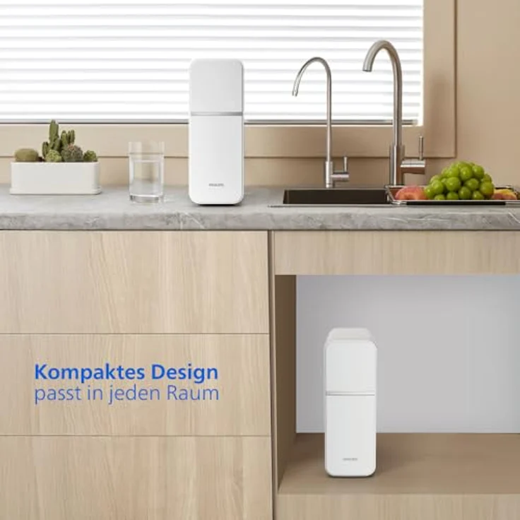 Philips AUT1211/10, Unter Spüle Microfiltrations-System mit 0,01 μm Ultrafiltration, Wasserfilter in Weiß – Bild 7