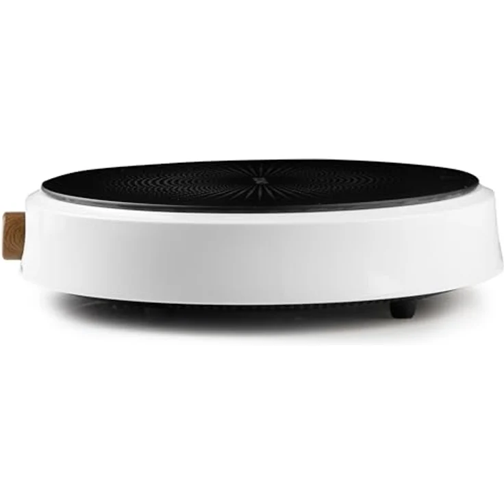 Domo DO30112IP Induktionskochplatte rund weiß, Ø 26 cm, 9 Stellungen Thermostat – Bild 4