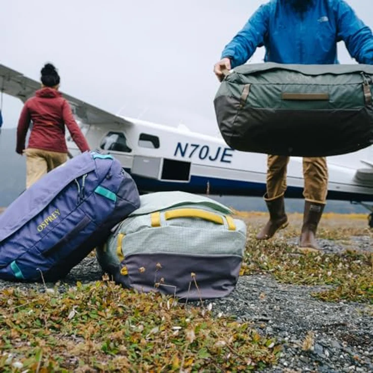 Osprey Transporter 40, Weekender Reisetasche 55 cm, 100% Nylon, schwarz – Bild 6