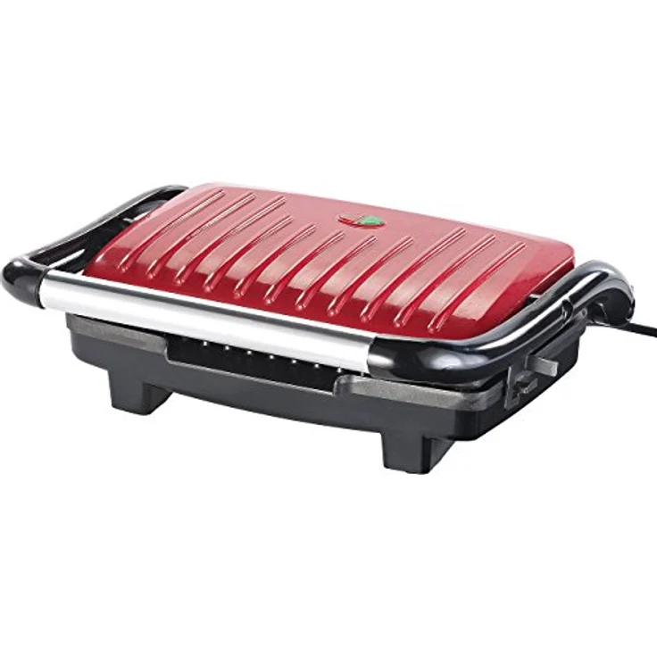 Rosenstein & Söhne CG-2510 Sandwichmaker, Panini-Grill, 1000W, ca. 27 x 16,5 cm, Kontrollleuchte, rot – Bild 4