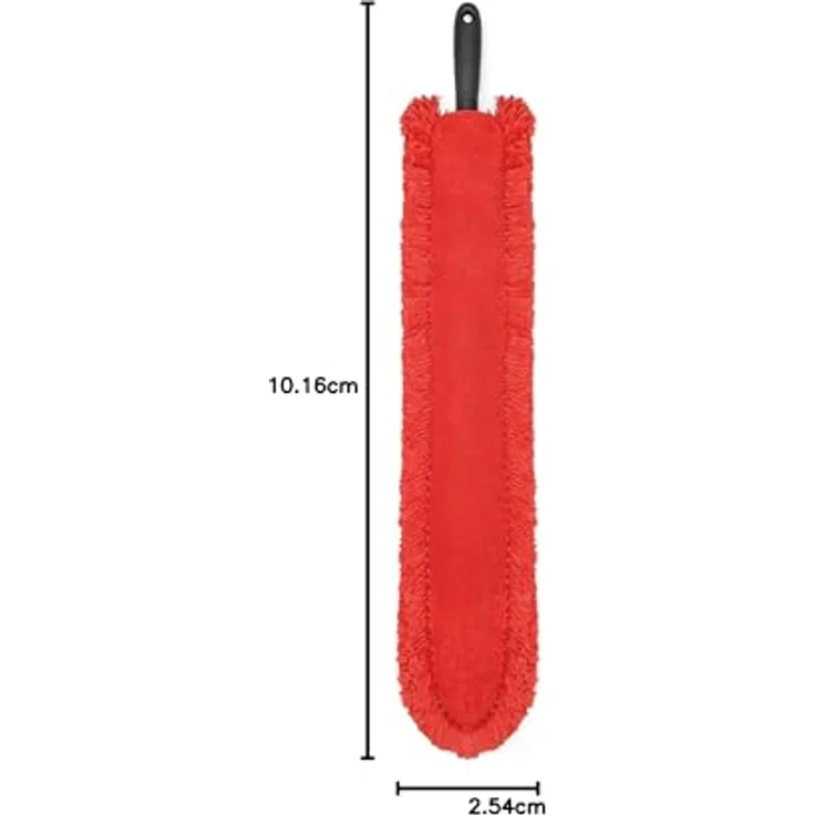 good Grips OXO Microfaser unter Appliance Duster, Orange/Schwarz – Bild 8