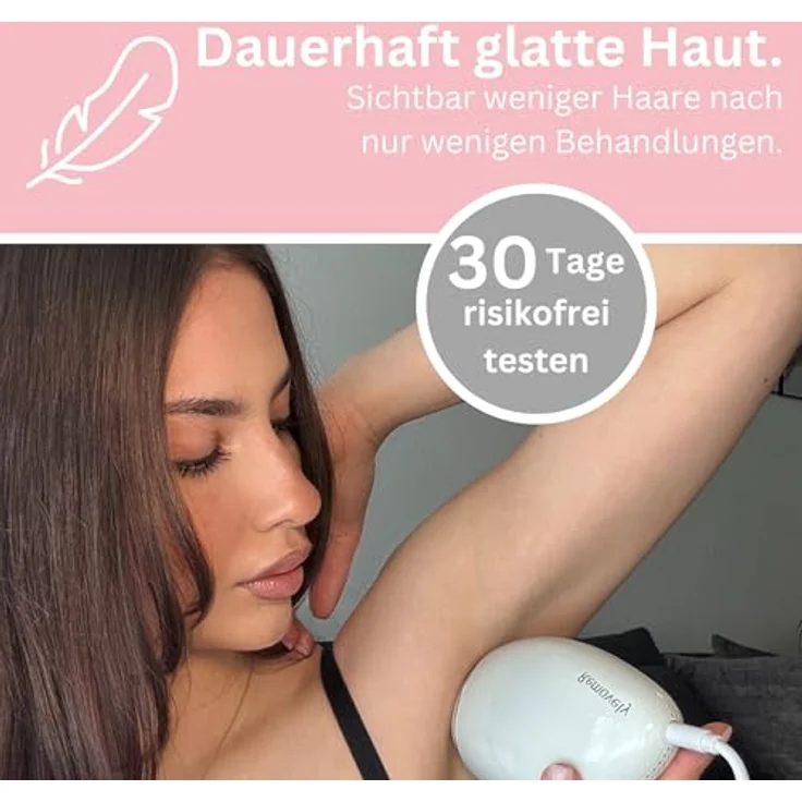 Removely IPL 5plus Laser Haarentfernung Gerät, effektives IPL-Gerät für dauerhafte Haarentfernung, mit intelligentem Hautsensor und automatischer Blitzauslösung, für Frauen & Männer – Bild 2