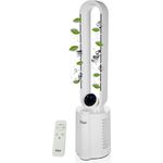 Zilan Turmventilator ZLN-1117, Integrierter Luftbefeuchter, 8h Timer, Oszillierend, mit Fernbedienung