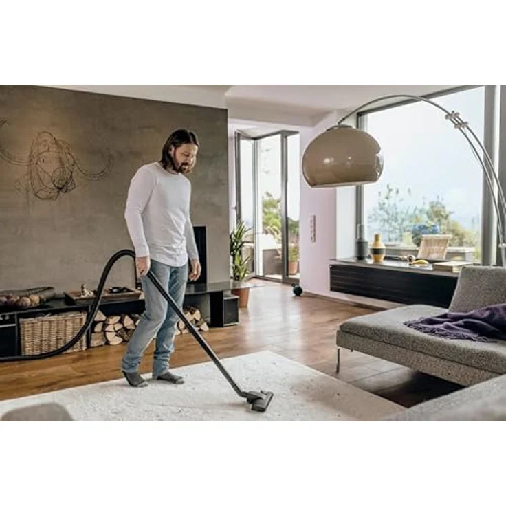 KÄRCHER Beutelloser Staubsauger Kärcher WD2 HOME 1000 W, 1000 W, Gelb, mit leistungsstarkem 1000-W-Motor und vielseitigem Zubehör – Bild 4
