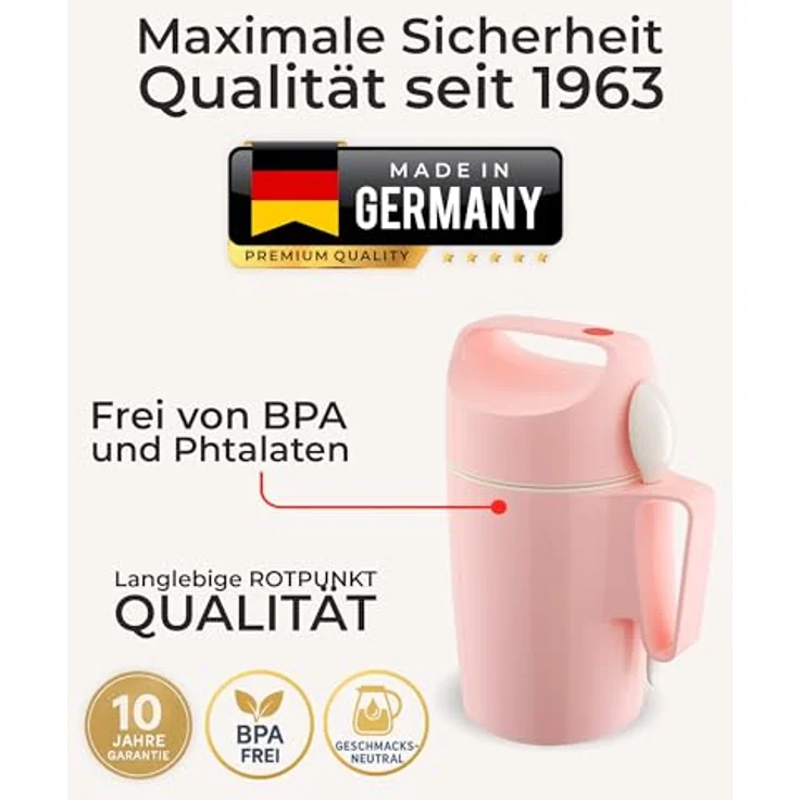 ROTPUNKT ISOLIER-SPEISEGEFÄß 850 Dirk, 850 0,85 ltr flamingo – Bild 7