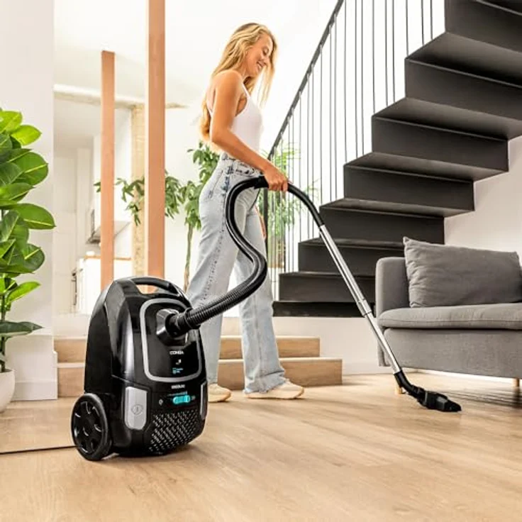 Cecotec Conga Powerbag 4000 XL Bodenstaubsauger, 890 W, Hochleistungsfilterung, Teleskop-Metallrohr, 4-Liter-Beutel, inkl. Zubehör, 7 m Aktionsradius – Bild 3