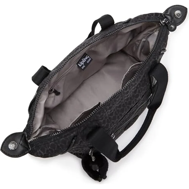 Kipling Basic Plus Art Mini Umhängetasche, praktische Schultertasche mit abnehmbarem Umhängeriemen, 39 cm, Schwarz – Bild 2