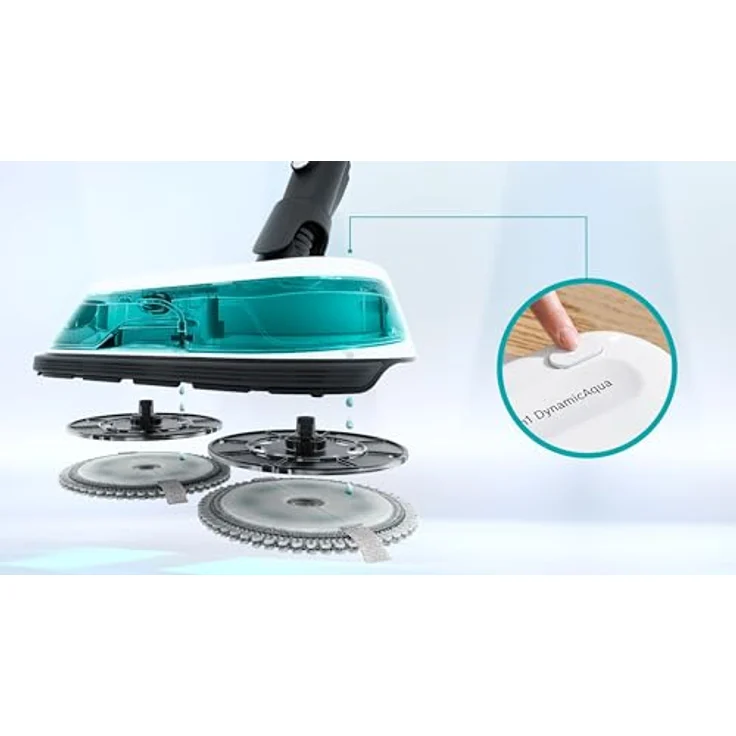 Bosch BCS71HYG2, ProHygienic Aqua Kabelloser Staubsauger mit HEPA-Filtration, 99,9% Staubaufnahme, weiß – Bild 4