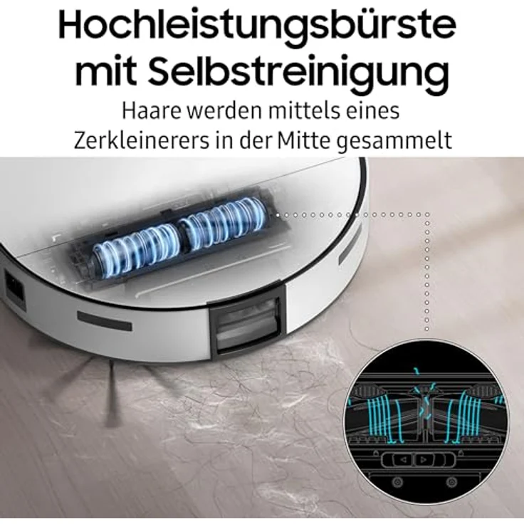 Samsung VCA-RAK97 Zubehör-Set für Jet Bot Combo (VR7MD9*), Hochleistungsbürste, 2 seitliche Bürsten, Vorfilter, Schwarz – Bild 2