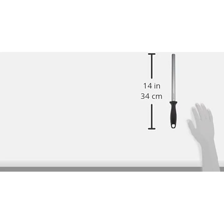Zwilling 32520261 Wetzstahl, Diamantbeschichtung, oval – Bild 3