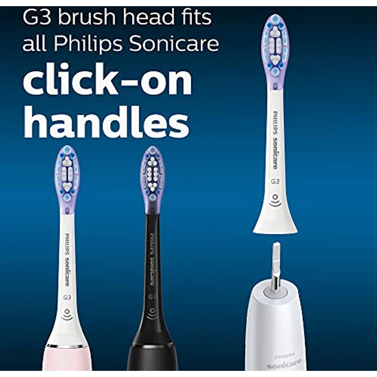 SONICARE Philips Sonicare G3 Premium Gum Care HX9054/65, 4 Stück, weiß - Klinisch erwiesen gegen Zahnfleischentzündungen – Bild 4
