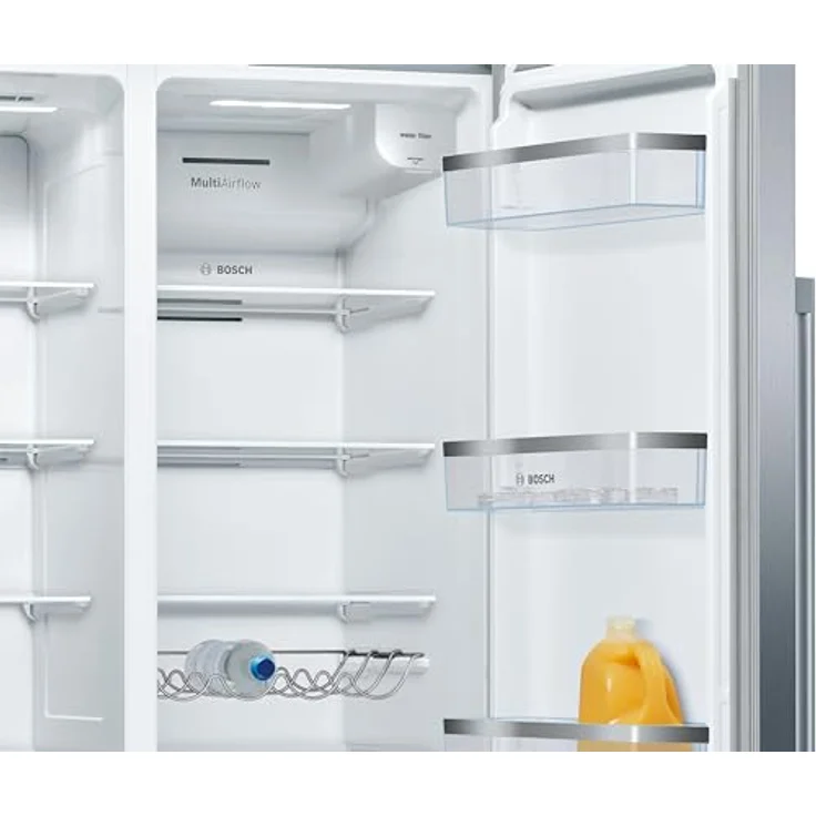 Bosch KAD93AIDP, Amerikanischer Side-by-Side Kühlschrank mit No Frost, Edelstahl Antifingerprint, 178.7 x 90.8 cm – Bild 4