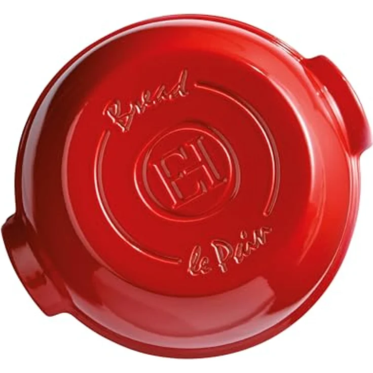 Emile Henry Brotbackform rund 32,5 cm Wein (34-5507) – Bild 5