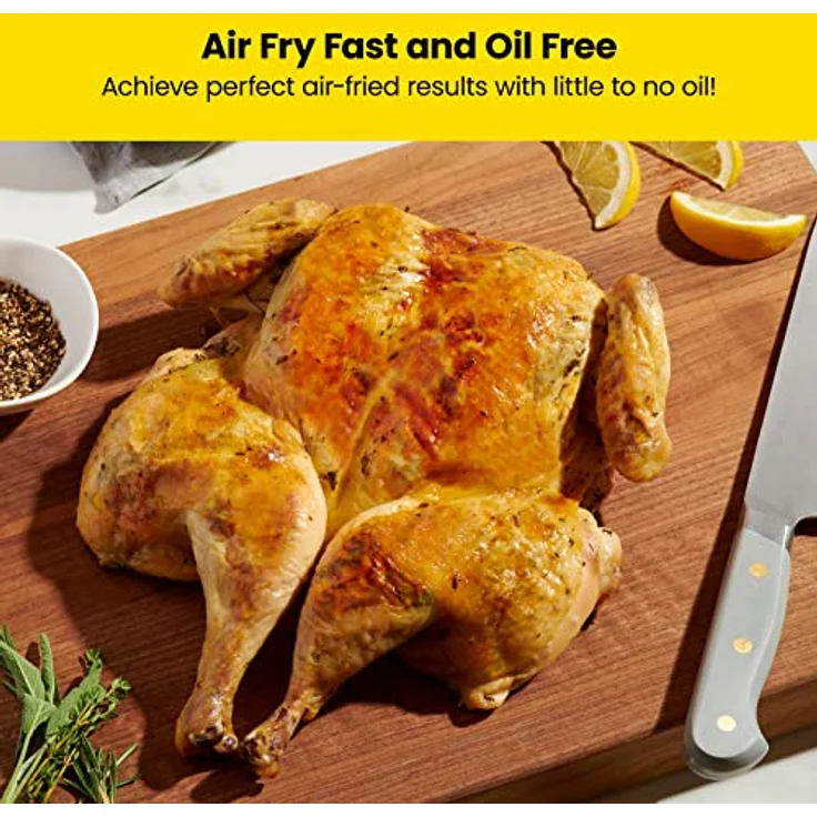 Chefman TurboTouch Air Fryer, The Most Compact And Healthy Way To Cook Oil-Free, One-Touch Digital Controls And Shake Reminder For The Perfect Crispy And Low-Calorie Finish, 5 Qt – Bild 5