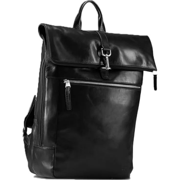 Jost Skagen Business-Rucksack, 44 cm aus 100% Leder mit Laptopfach, schwarz – Bild 2