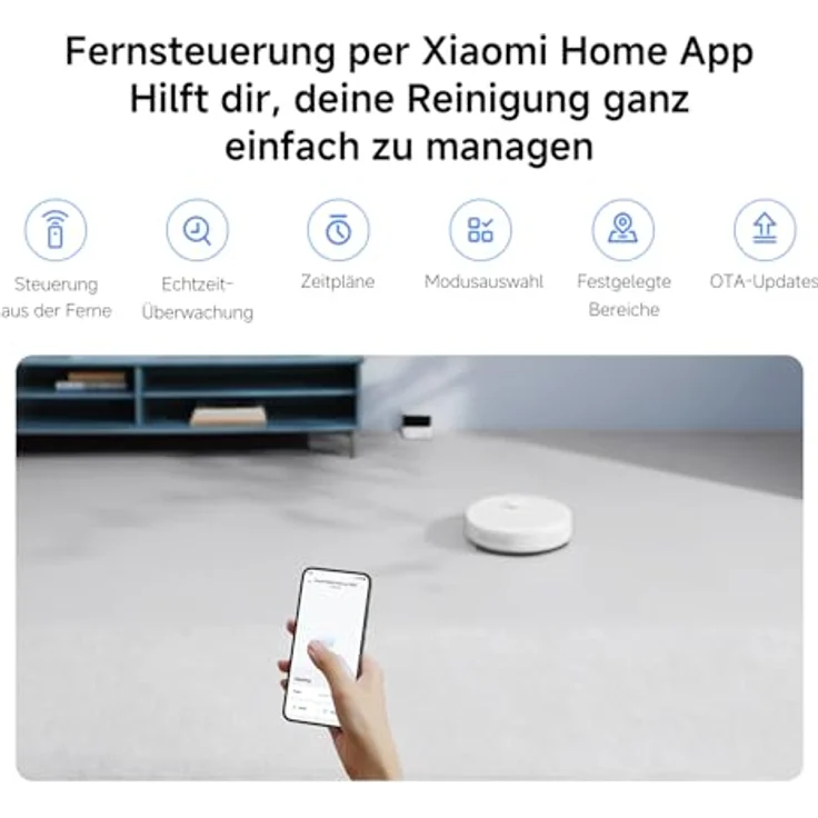 Xiaomi Robot Vacuum S40C, Staubsauger-Roboter mit smarten Funktionen und innovativer Navigation – Bild 9