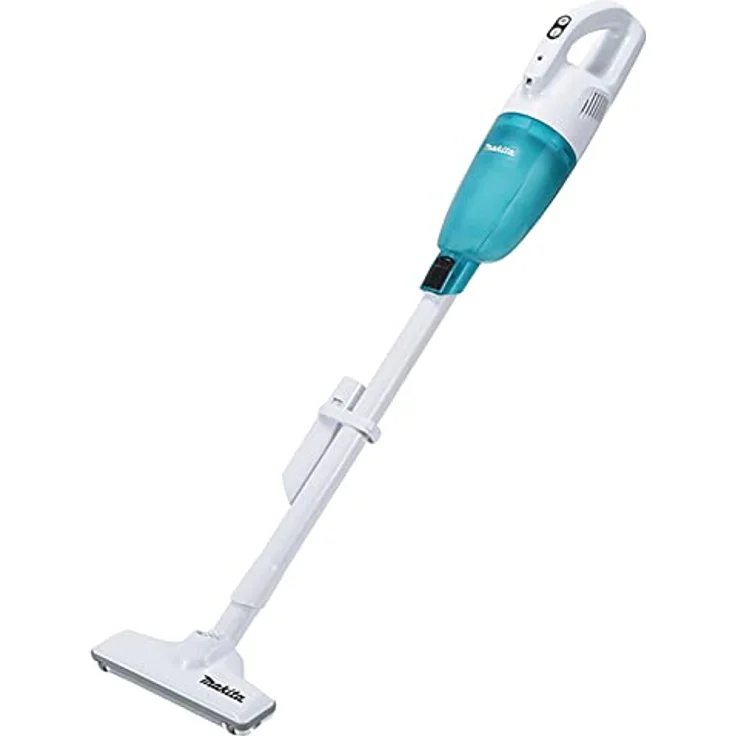 Makita CL117FDX2, 12 V max. Handstaubsauger, Weiß, 0,65 Liter, mit 3 Saugleistungsmodi und LED-Arbeitsleuchte – Bild 1