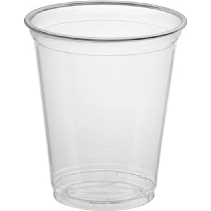 Papstar Trinkbecher / Plastikbecher "Hurricane" (50 Stück), aus PET-Kunststoff 0,3 l, Durchmesser 9,5 cm, Höhe 11,7 cm, glasklar, für Smoothies, Frozen Drinks, Desserts, wiederverwendbar #11311 – Bild 1