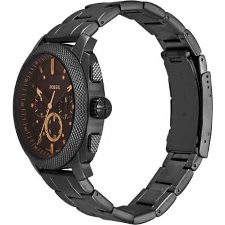 Fossil Chronograph MACHINE FS6097, Armbanduhr mit präzisem Quarzwerk und stylischem Design in Schwarz – Bild 3