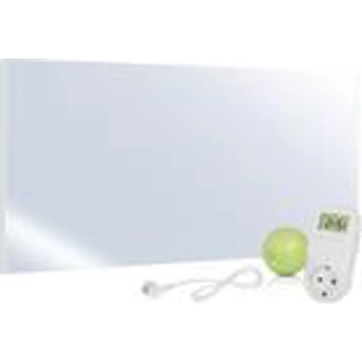 Umbrella UMBRELLA® H580 Spiegel-Infrarotheizung 700W mit Thermostat TH10, Carbon-Crystal-Technologie, ultraflaches Spiegelglas-Design, 2-in-1 Funktion