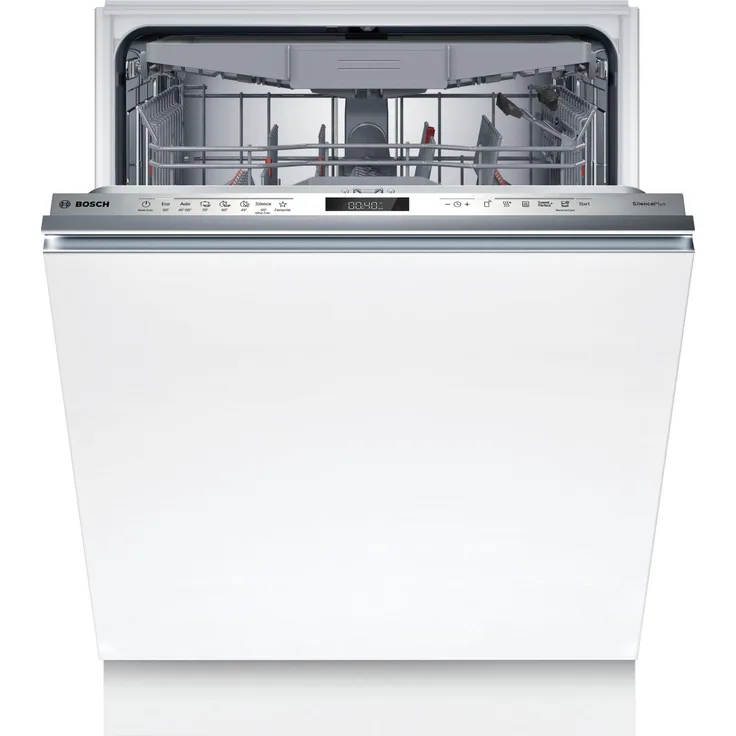 Bosch SMD6ECX21E, Serie 6, Vollintegrierter Geschirrspüler, 60 cm, A-Energieeffizienz, 14 Maßgedecke, Home Connect, 7 Programme, 42 dB