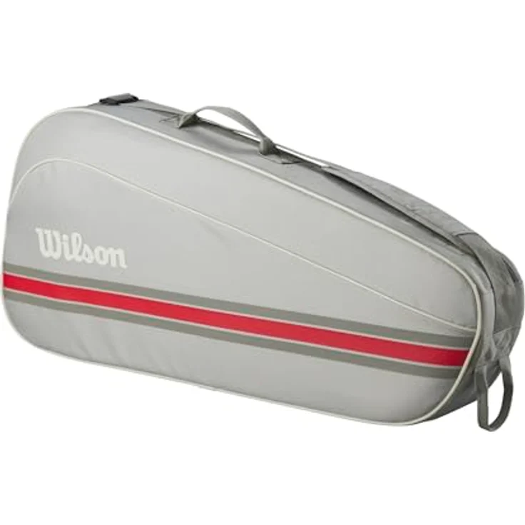 Wilson Sporttasche 3PK TEAM RACKET BAG 2025, geräumige Tennistasche für bis zu 3 Schläger, strapazierfähig und stilvoll, Oats – Bild 1