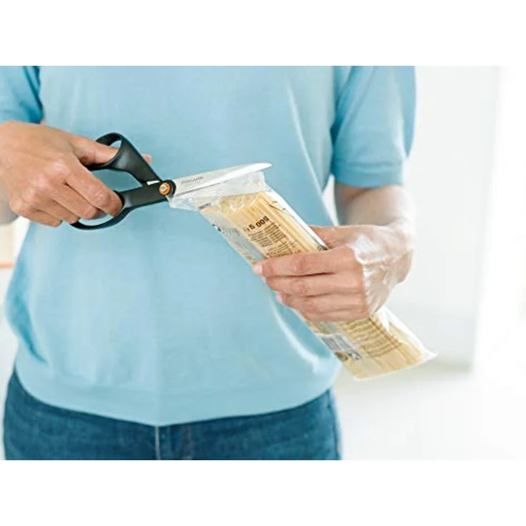 Fiskars Universalschere, Gesamtlänge: 21 cm, Qualitätsstahl/Kunststoff, Functional Form, Schwarz, 1019197 – Bild 3