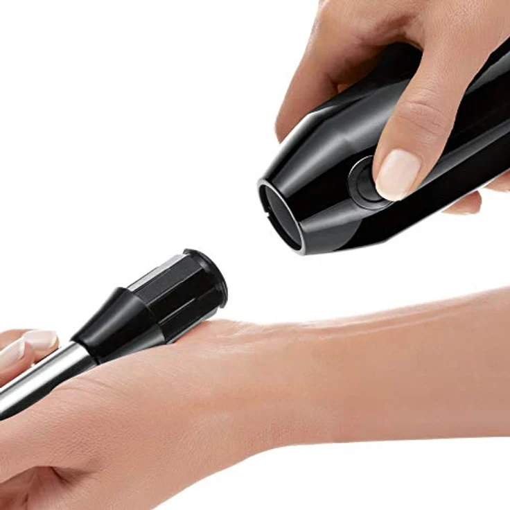 Bosch MS61B6170 ErgoMixx Stabmixer-Set, 1000 W, extra leichtes ergonomisches Gehäuse, 12 Stufen, Edelstahl-Mixfuß, piano black-anthrazit – Bild 4