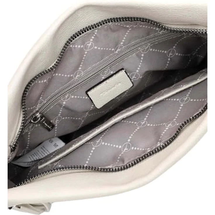 Tamaris Nele Umhängetasche Shoulderbag, Ecru, mit verstellbarem Schulterriemen, geräumigem Hauptfach und Zipperfächern – Bild 4