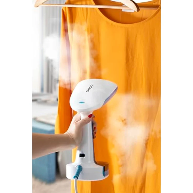 DOMO DO1154S, Dampfglätter für Kleidung mit 1650 W, 220 ml Wassertank, konstante Dampfleistung und schneller Einsatz in Blau – Bild 3