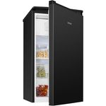 Bomann® Fridge KS 7254, Kühlschrank mit Gefrierfach, 91L, 2 Ablagen, Gemüsefach, wechselbarer Türanschlag, leise, schwarz