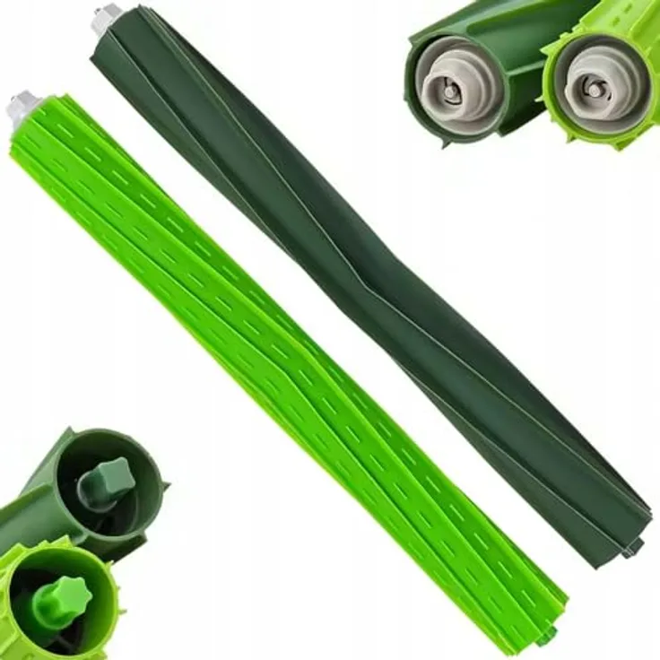 ROSFIX Gummiwalzen Ersatzteil Set für iRobot Roomba S9 S9+ – 252 mm Hauptbürsten, effektive Staub- und Tierhaaraufnahme, werkzeugfreie Montage
