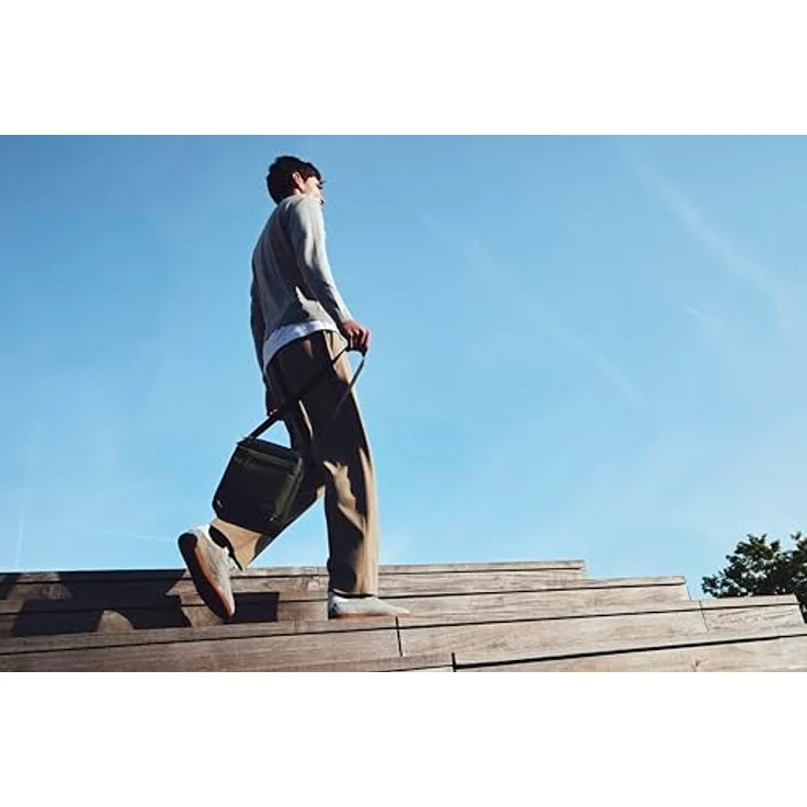 Hedgren Next Inc Umhängetasche mit RFID Schutz, 21 cm, grau, aus strapazierfähigem Polyester mit Tabletfach und abnehmbarem, verstellbarem Umhängeriemen – Bild 7