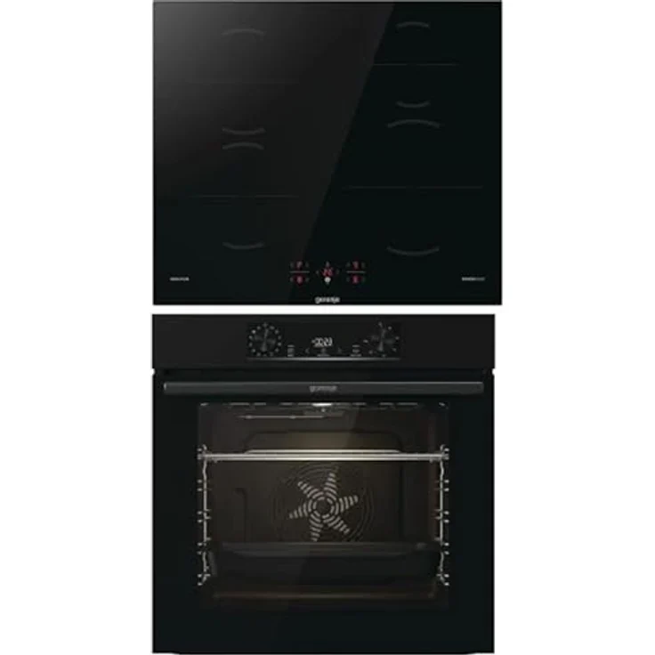 GORENJE Backofen-Set JUMP SET PYRO/I, mit Pyrolyse-Selbstreinigung und Teleskopauszug, energieeffizientes Induktionskochfeld, inklusive Luftfrittier- und Pizza-Funktion – Bild 1